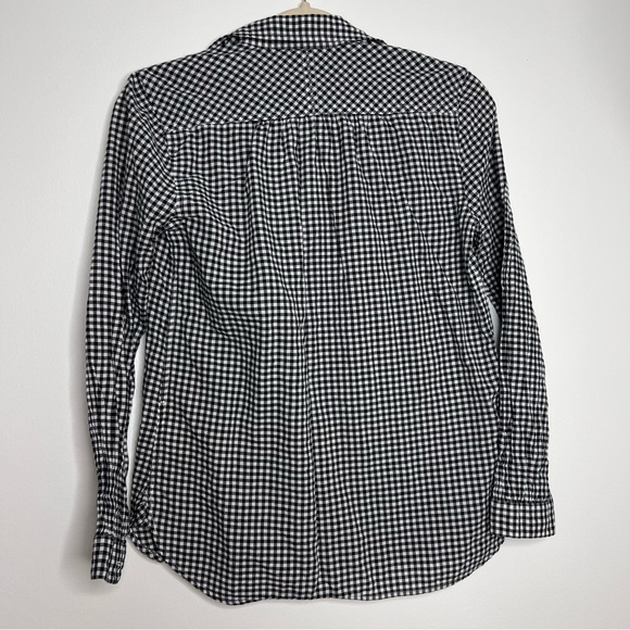 J. Crew Women’s Half Button Up shirt Shepherd Checks pattern - Picture 5 of 6